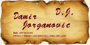 Damir Jorganović vizit kartica